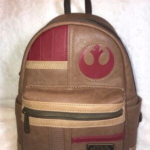 Cosplay OG Star Wars Finn Loungefly Mini Backpack Heart Logo Hard to Find